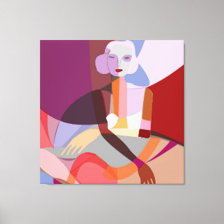 Abstract Painting Canvas Print