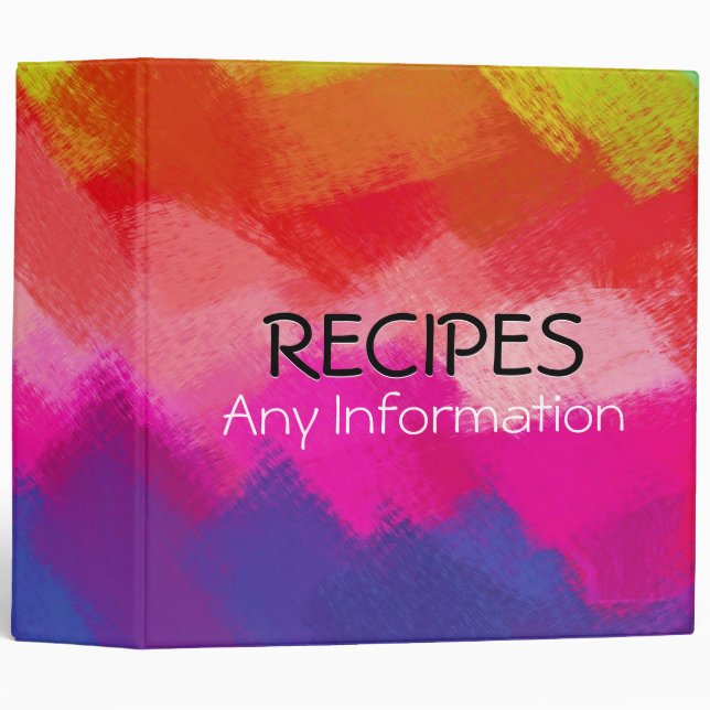 Abstract Painting | Colourful Abstract Art 21 Binder (Front/Spine)