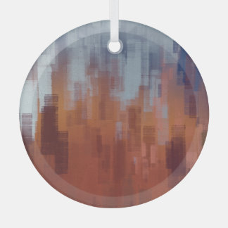 Abstract painting, colourful concrete wall. glass ornament