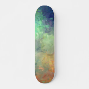 Abstract Painting Colours #18 Skateboard