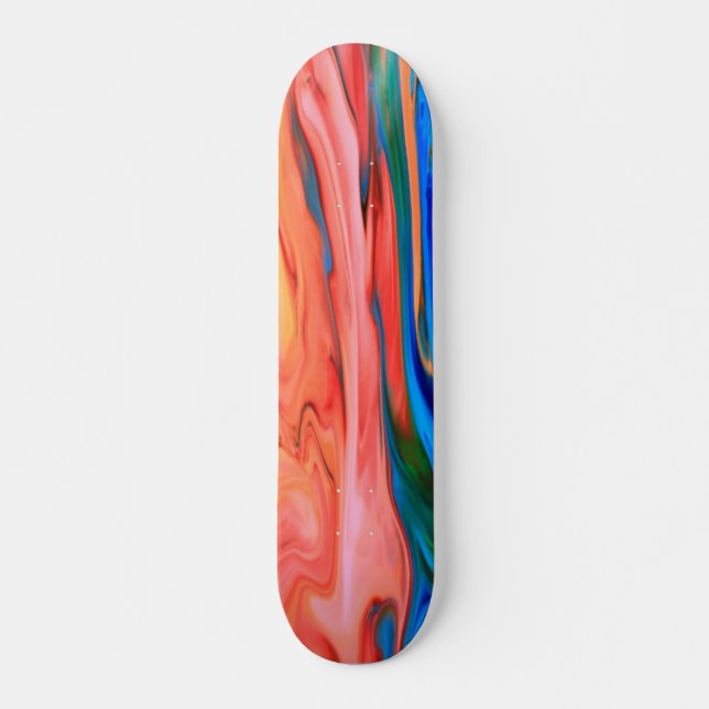 Abstract Painting Decoration Design Skateboard (Front)