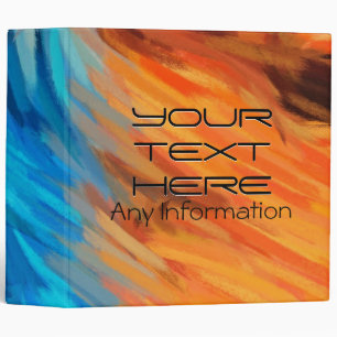 Abstract Painting Dynamic Colours 26 Binder