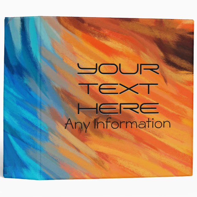 Abstract Painting | Dynamic Colours 26 Binder (Front/Spine)