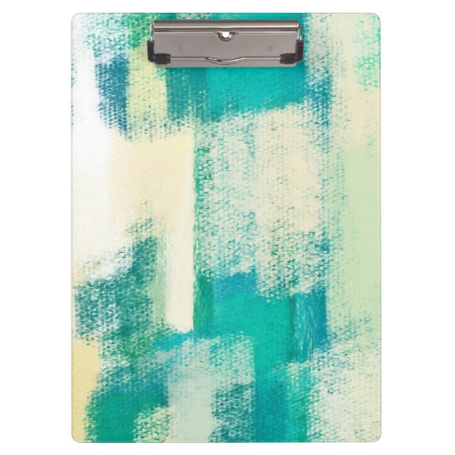 Abstract Painting | Dynamic Colours Clipboard (Front)