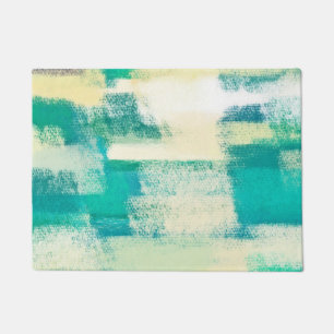 Abstract Painting Dynamic Colours Doormat