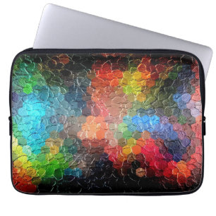 Abstract Painting Dynamic Colours Laptop Sleeve