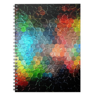 Abstract Painting Dynamic Colours Notebook