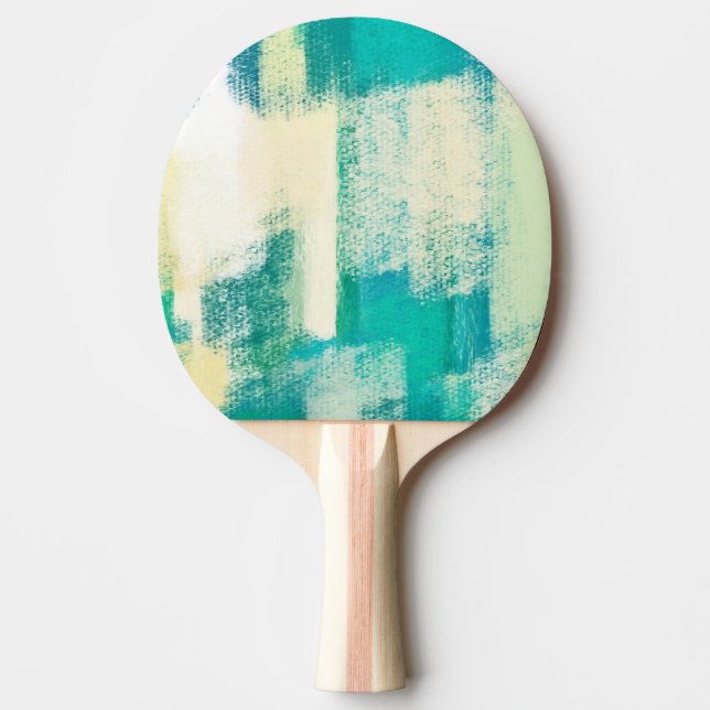 Abstract Painting | Dynamic Colours Ping Pong Paddle (Front)
