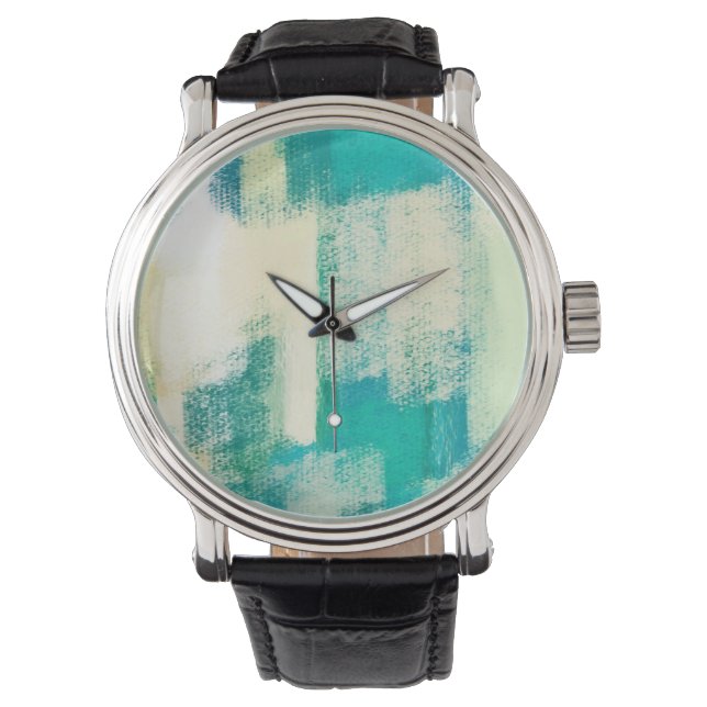 Abstract Painting | Dynamic Colours Watch (Front)