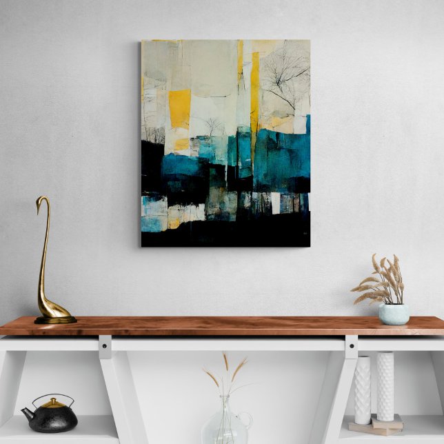 Abstract Painting "High Depths".  Canvas Print (Creator Uploaded)