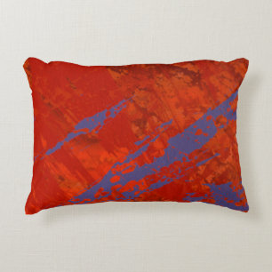 Abstract painting. Ink handmade image. Modern arti Accent Pillow