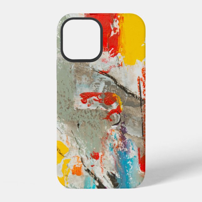 Abstract painting iPhone case (Back)