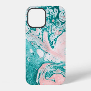 Abstract painting. Modern artwork. Marble effect p iPhone 12 Case