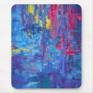 Abstract painting mouse pad