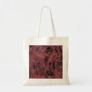 Abstract Painting Of A Magenta Pink Cobweb Tote Bag