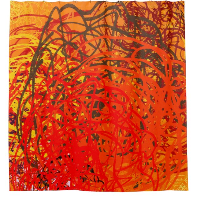 Abstract painting on canvas. Hand made art. Colorf (Front)