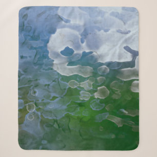 Abstract painting on concrete. 2d illustration. Va Sherpa Blanket