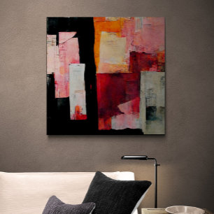 Abstract Painting "Peaceful Promises".    Canvas P Print