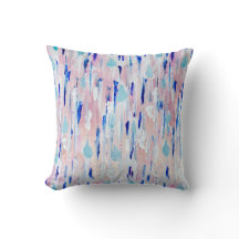 Abstract Painting Pink Blue Copper Rose Gold