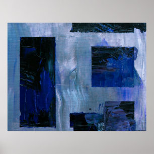 Abstract painting poster