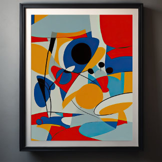 Abstract Painting Poster