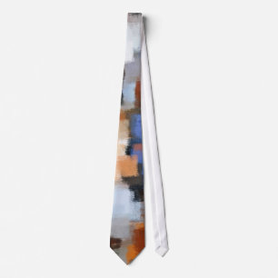Abstract Painting   Retro Abstract Art 51 Tie