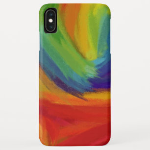 Abstract Painting Retro Colourful iPhone XS Max Case