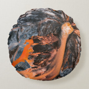 Abstract painting round pillow