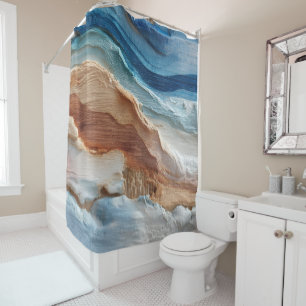 Abstract Painting Shower Curtain