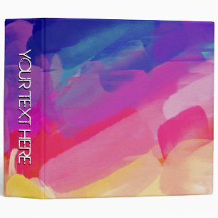 Abstract Painting   Spring Colours Binder