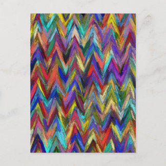 Abstract painting styled background postcard