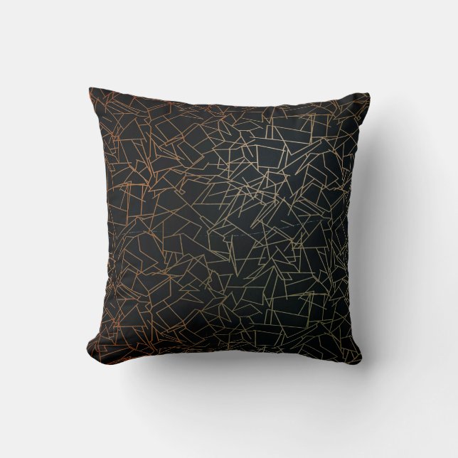 Abstract painting throw pillow (Front)