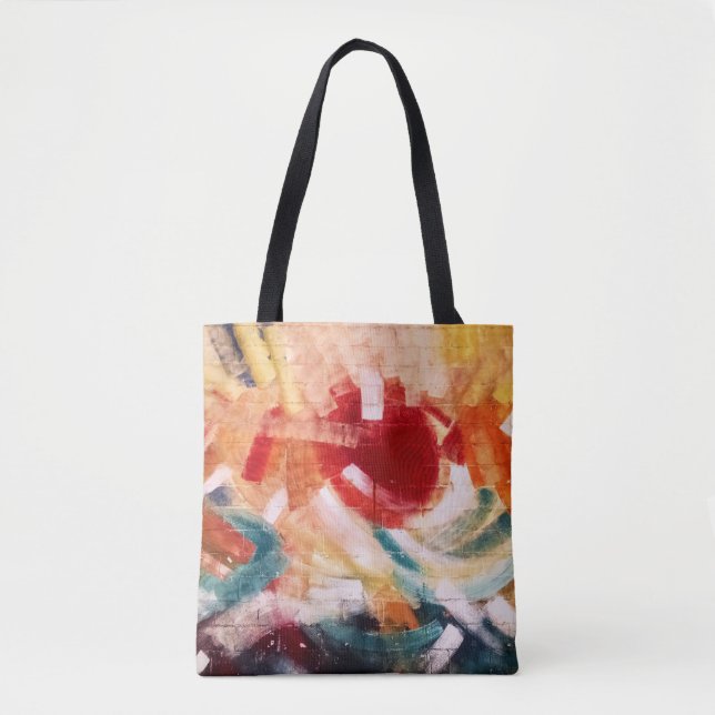 Abstract painting tote bag (Front)