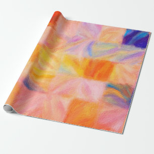 Abstract painting, Wall art, Canvas, Oil paint, Mo Wrapping Paper