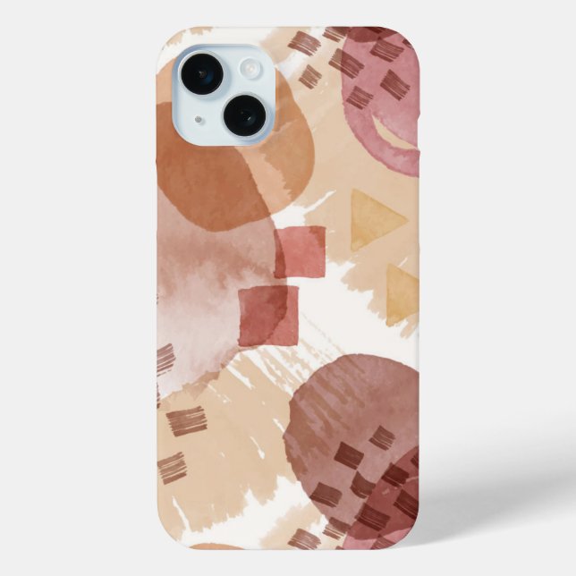 Abstract painting watercolor pattern  Case-Mate iPhone case (Back)