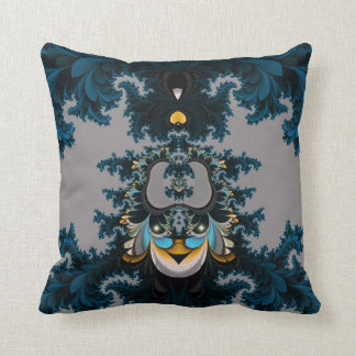 Abstract Paisley Egypt Sky God Horus Throw Pillow