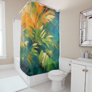 Abstract Palm Burst – Tropical Energy in Motion