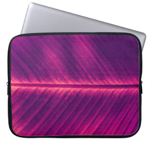 Abstract Palm Leaf: Toned Vein Laptop Sleeve