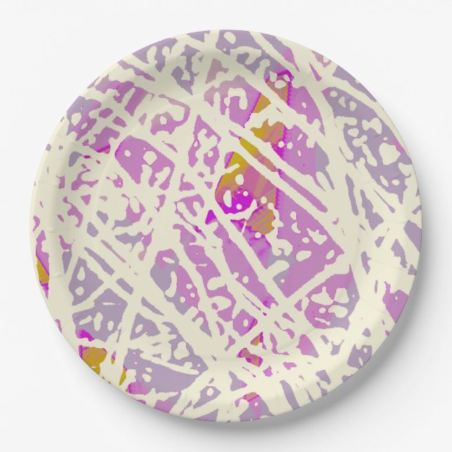 Abstract Paper Plate (Front)