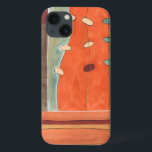 Abstract Parade of Eggs by Erica J Vess iPhone 13 Case<br><div class="desc">This abstract painting by Erica J Vess features a parade of eggs marching past a strip of orange. The multipaneled piece would make an excellent start to a modern art collection. Buy yours today!</div>