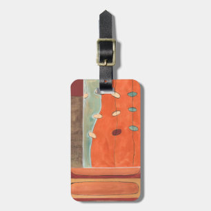 Abstract Parade of Eggs by Erica J Vess Luggage Tag