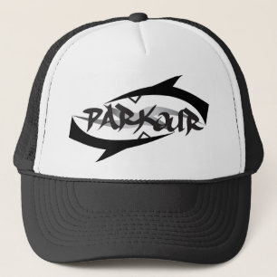 Abstract Parkour Trucker Hat