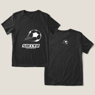 Abstract Particle Soccer Ball Tournament Design Tri-Blend Shirt