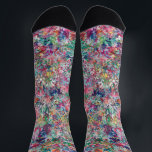Abstract Party Socks<br><div class="desc">These abstract party socks will be the hit at your next party!</div>