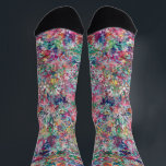 Abstract Party Socks<br><div class="desc">These abstract party socks will be the hit at your next party!</div>