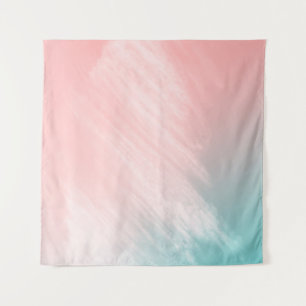 ABSTRACT PASTEL AND MINT WALL TAPESTRY