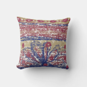 abstract pastel art throw pillow