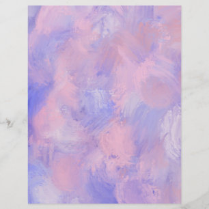 Abstract Pastel Blush Pink Blue Scrapbook Paper