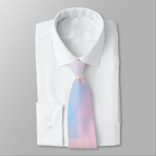 Abstract Pastel Colours Low Poly Background Tie