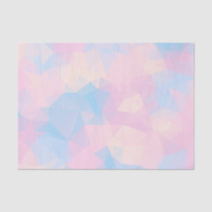 Abstract Pastel Colours Low Poly Background Tissue Paper